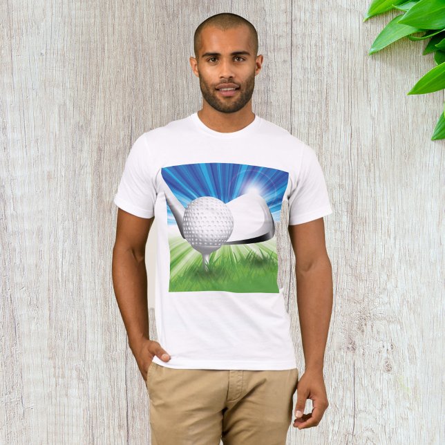Golf Ball and Tee Mens T-Shirt (Creator Uploaded)