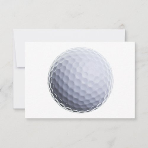 Golf Ball Background Customized Template Invite