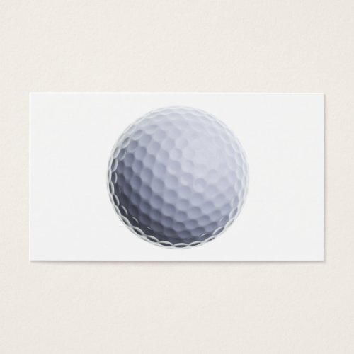 Golf Ball Background Customized Template Business Cards