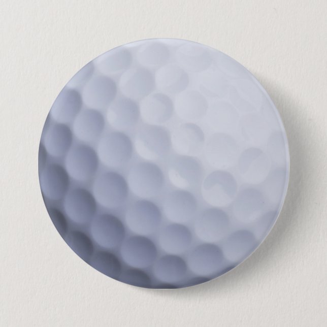 Golf Ball Background Customized Template Button (Front)