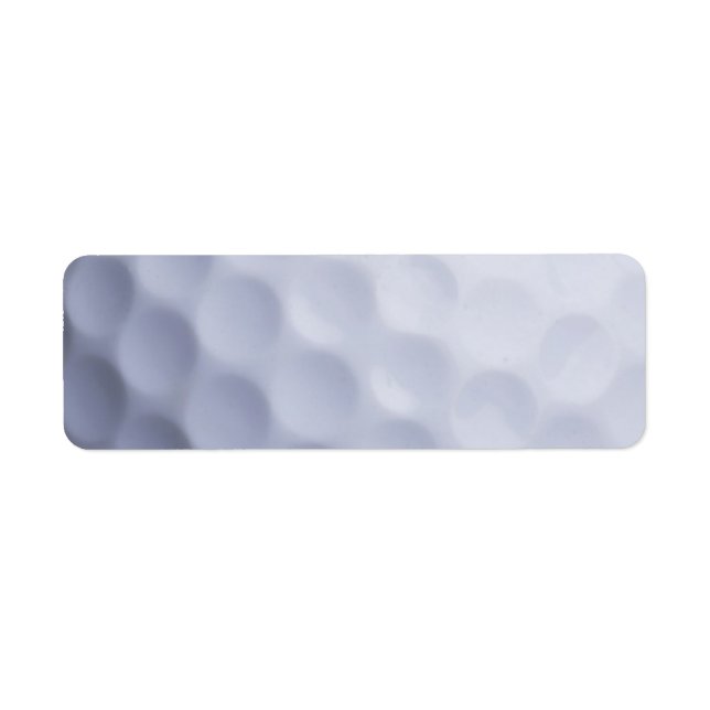 Golf Ball Background Customized Template Label (Front)