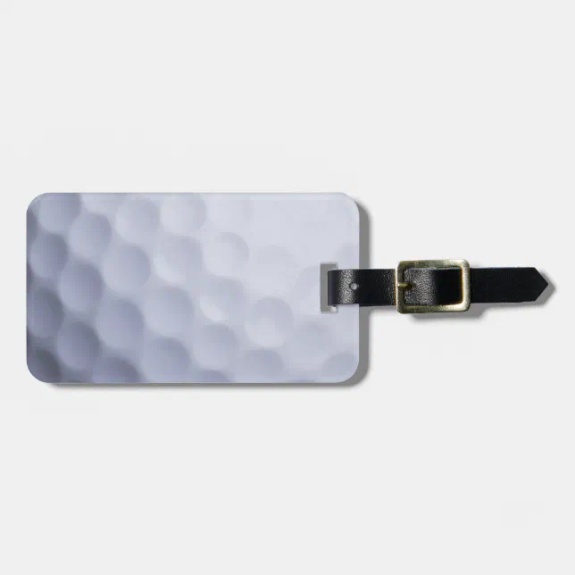 Golf Ball Background Customized Template Luggage Tag | Zazzle