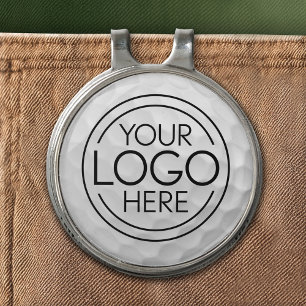 Golf Ball Background with your Logo Golf Hat Clip