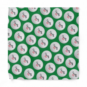 Golf Ball Birthday Party - 50th or Other Year Bandana