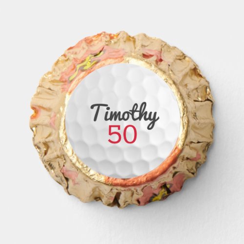 Golf Ball Birthday Party _ 50th or Other Year Reeses Peanut Butter Cups