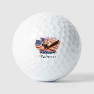Golf Ball Blessed Happy 250th Birthday USA!
