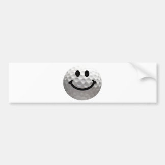 Golf ball bumper sticker
