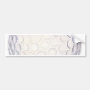 Golf Ball Bumper Sticker