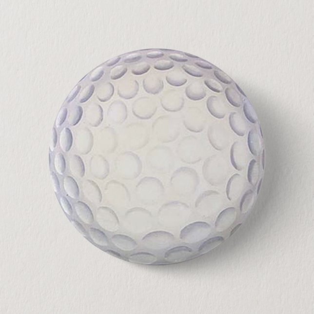 Golf Ball Button/Badge Pinback Button (Front)