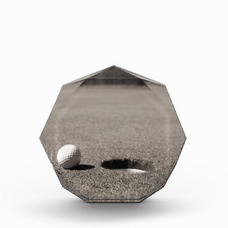 Golf Ball by Hole Acrylic Award