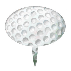 Golf Ball Cake Topper