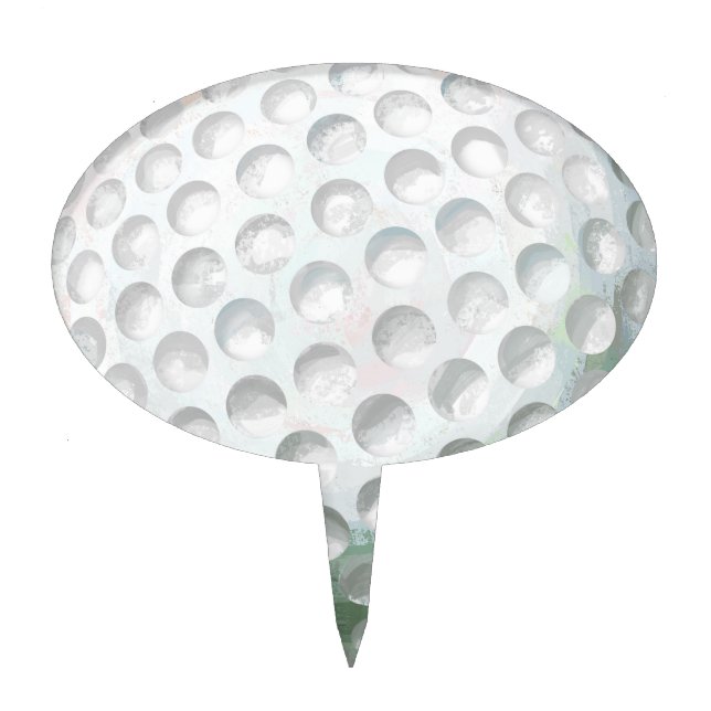 Golf Ball Cake Topper (Front)