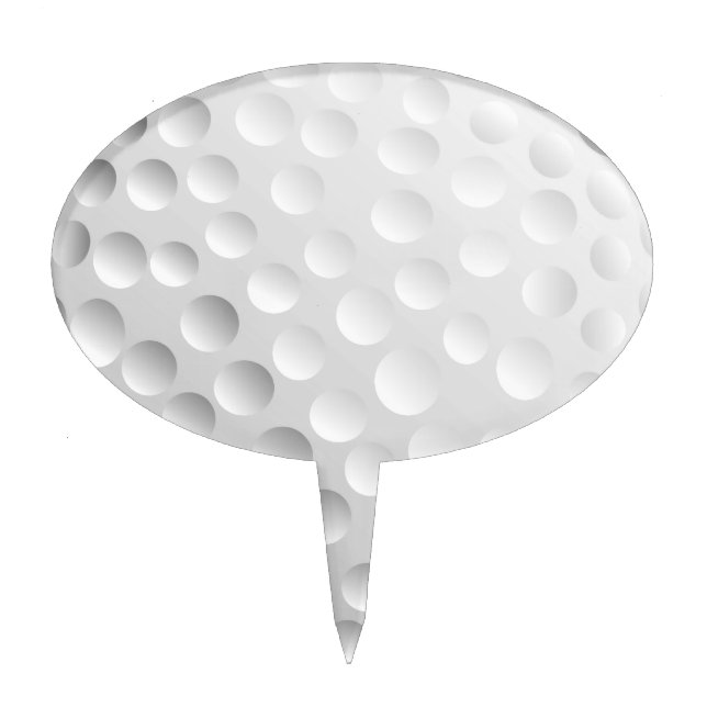 Golf Ball Cake Topper (Front)