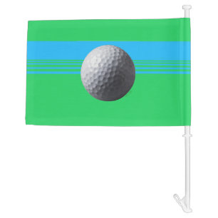 Golf Ball car and boat flag
