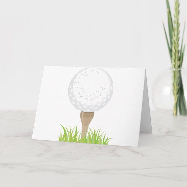 Golf Ball Card (Front)