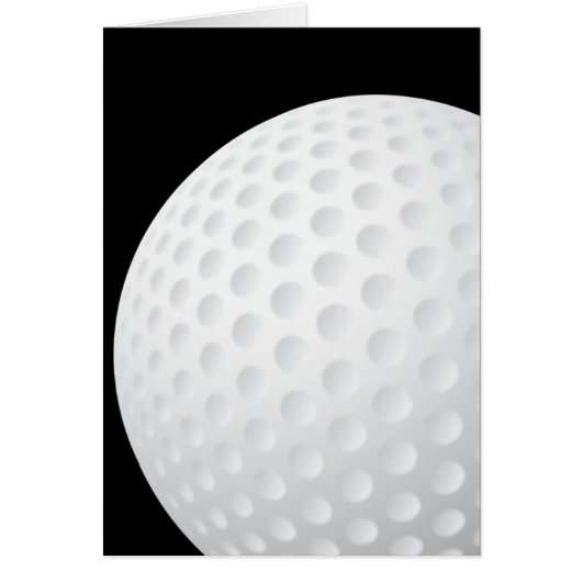 Golf Ball Card (Front)