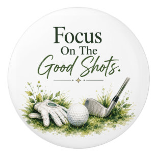 Golf ball  ceramic knob