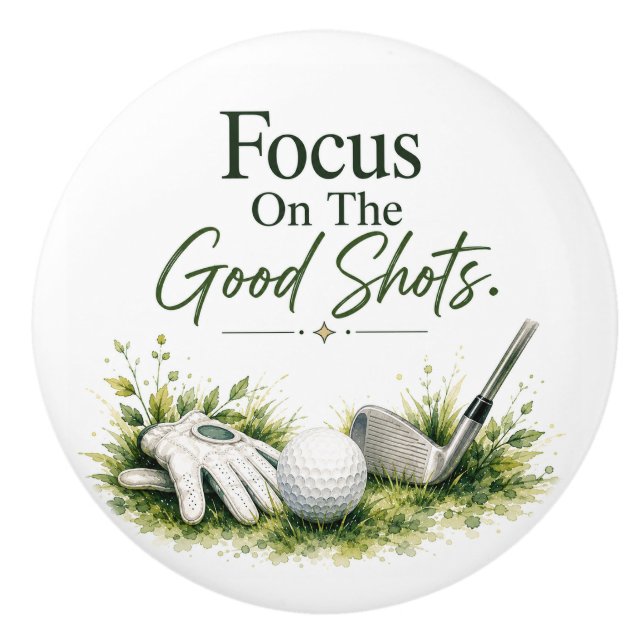 Golf ball  ceramic knob (Front)