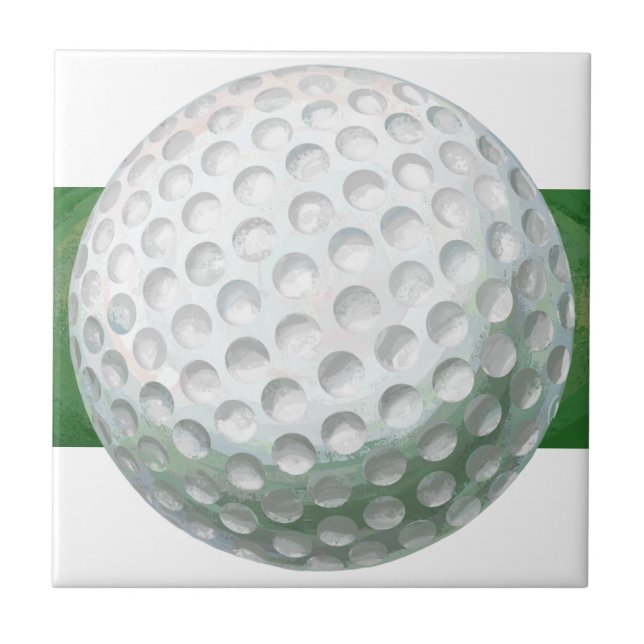 Golf Ball Ceramic Tile (Front)