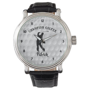 Golf Ball Champion Golfer Personalized Golf Watch