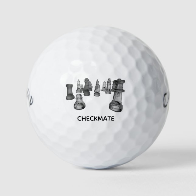 Golf Ball Chess Checkmate (Front)