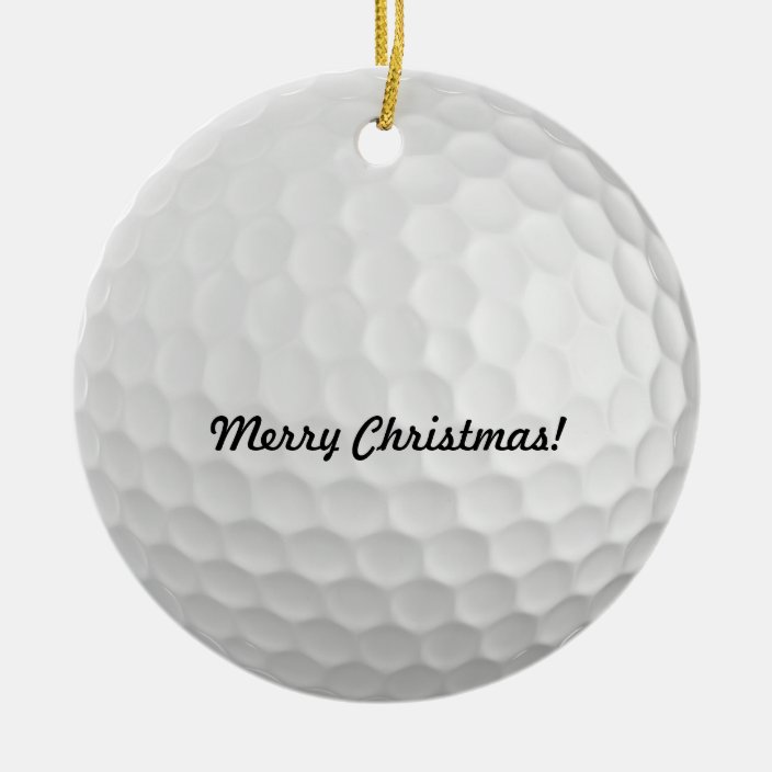 Golf Ball Christmas Ornaments