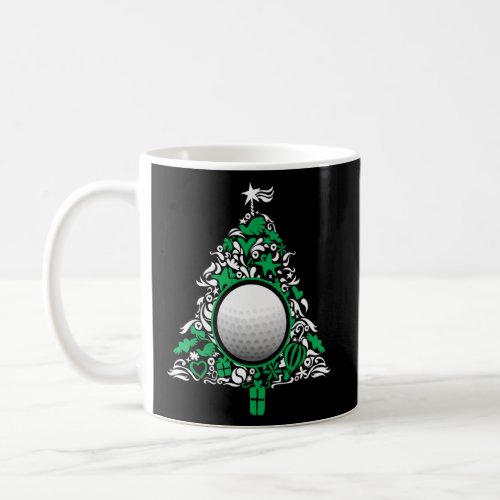Golf Ball Christmas Tree Decorations Xmas Pajama  Coffee Mug