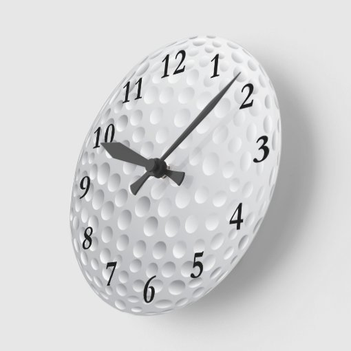 golf ball clock Zazzle