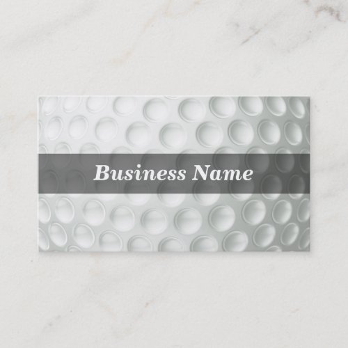 Golf Ball (Closeup) Business Card Template
