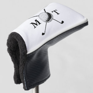 Golf Ball Club Personalized Initial Monogram Head Cover