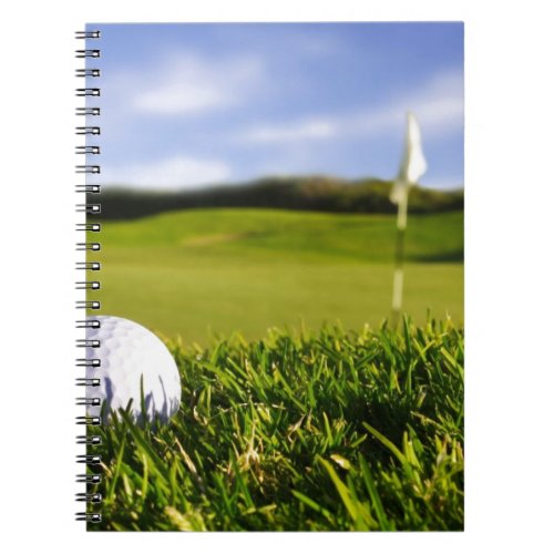 Golf Ball Course Notebook