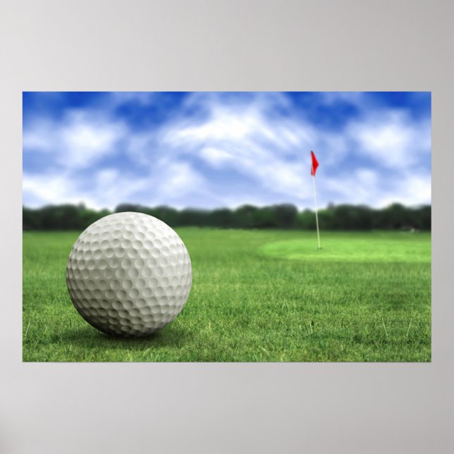 Golf Ball Course Poster (Front)