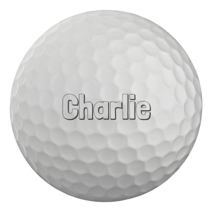 Golf Ball custom name eraser