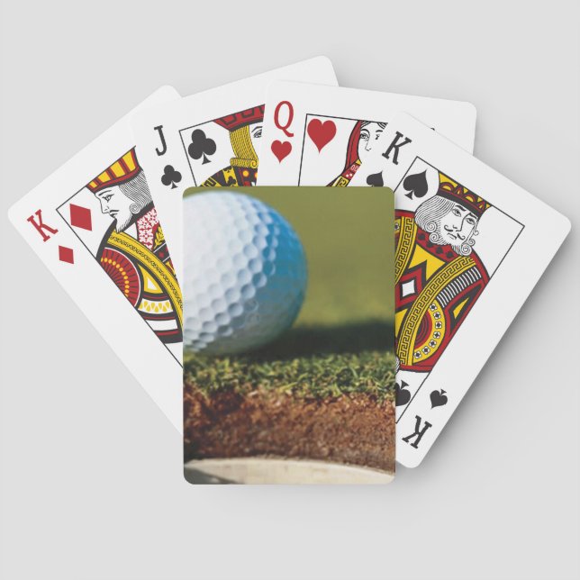 Golf Ball Custom Playing Cards (Back)