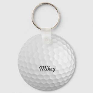 Golf Ball Customizable Keychain