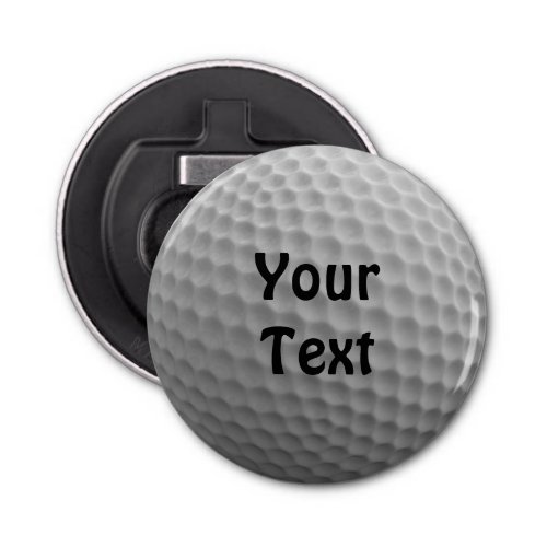 Golf Ball Customize Personalize Change Font Color Bottle Opener