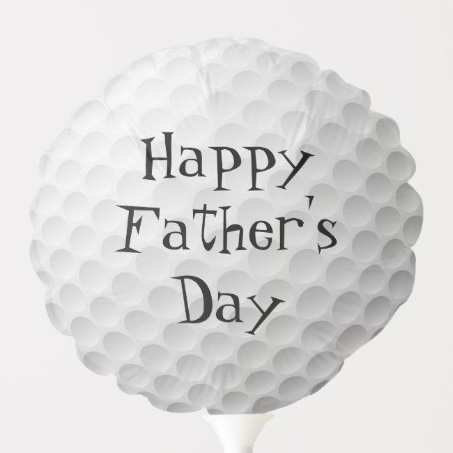 Golf Ball Design Balloon
