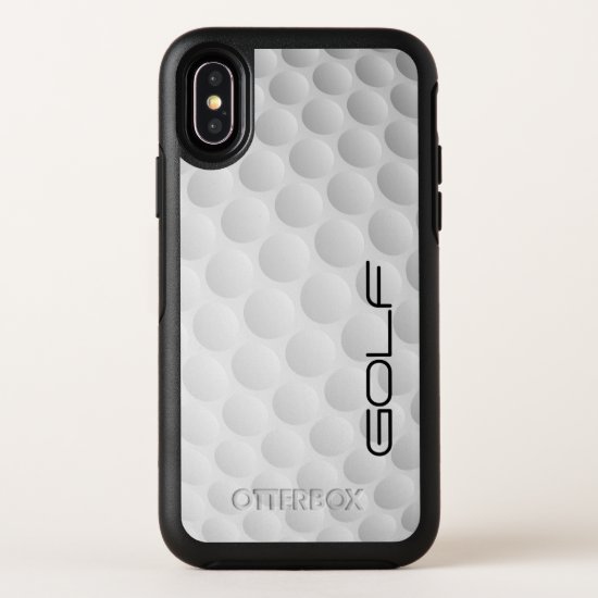 Golf Ball Design OtterBox Symmetry iPhone X Case