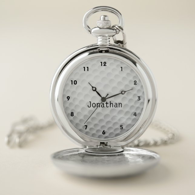 Golf Ball Design Pocket Watch (Inside)
