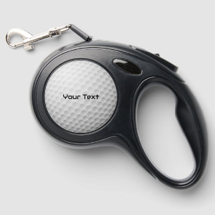 Golf Ball Design Retractable Dog Leash