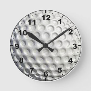 "Golf Ball" design wall clocks