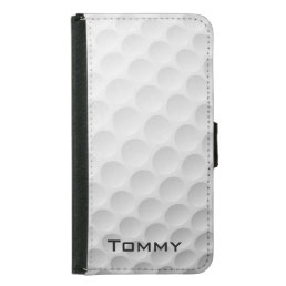 Golf Ball Design Wallet Case