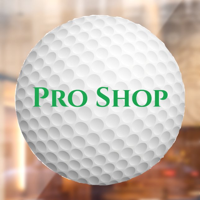 Golf Ball Design Window Cling (Sheet 2)