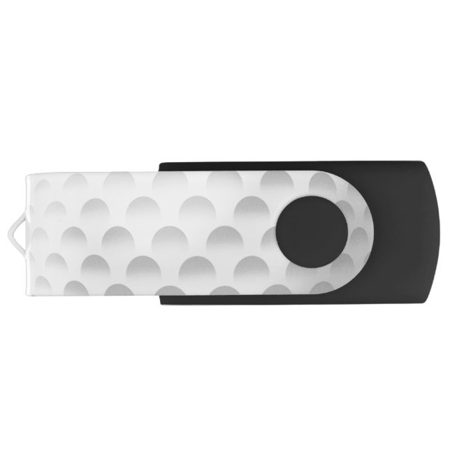 Golf Ball Dimple Design Flash Drive (Back)