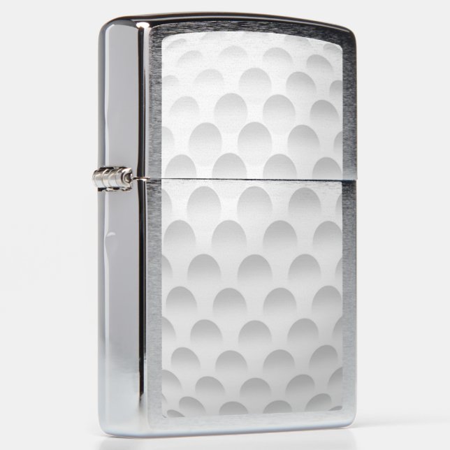 Golf Ball Dimple Design Zippo Lighter (Right)