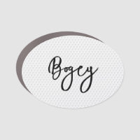 Golf Ball Dimples BOGEY Modern Golfer Fun