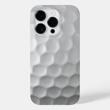 Golf Ball Dimples Case-mate Iphone 14 Pro Case by FlowstoneGraphics at Zazzle