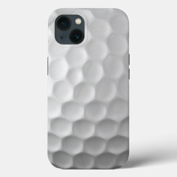 Golf Ball Dimples Iphone 13 Case by FlowstoneGraphics at Zazzle