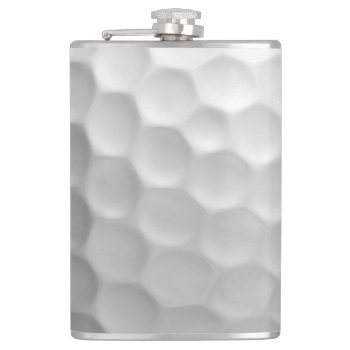 Golf Ball Dimples Flask by FlowstoneGraphics at Zazzle