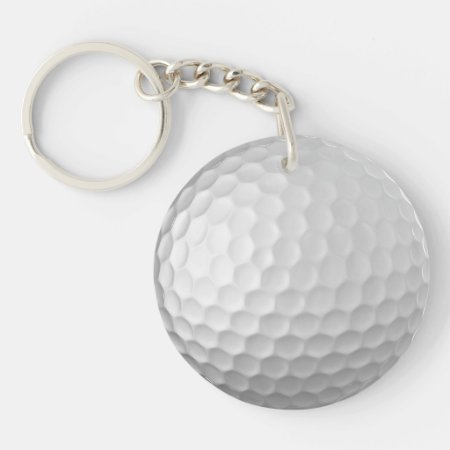 Golf Ball Dimples Keychain